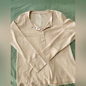 aerie waffle henley